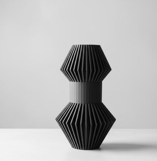 Vase ANTER - Noir - idéal fleurs séchées