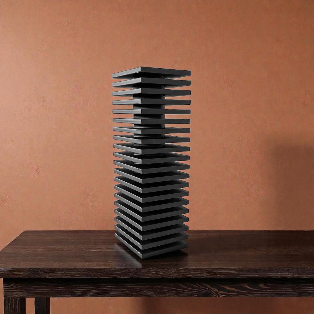 Vase NADO - Noir - idéal fleurs séchées