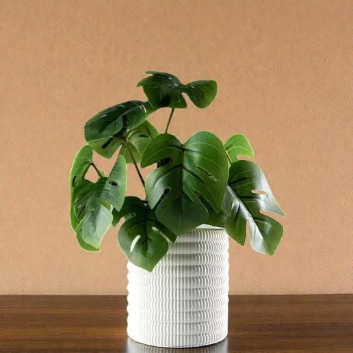 3D Printed Geometric Vase: Modern Minimalist Plant Pot