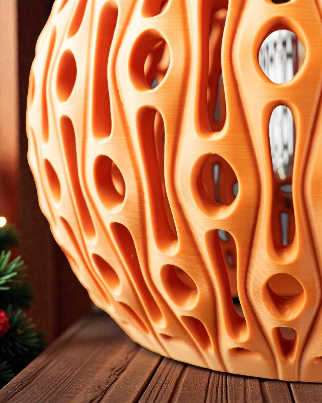 3D Printed Pendant Light | Organic Modern Art Deco Chandelier