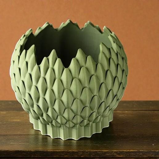 Cache Pot Ecaille de Poisson