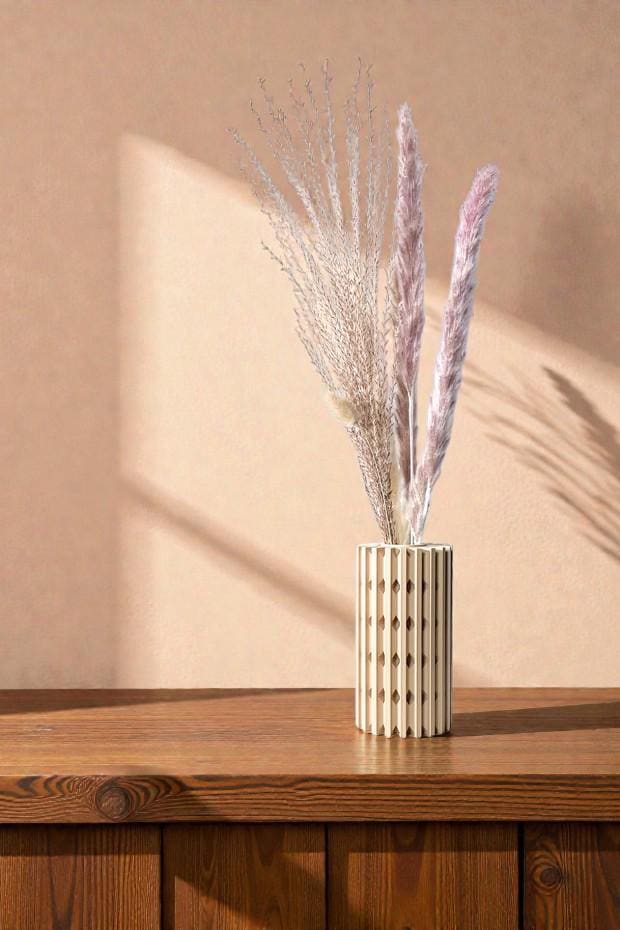 Vase LYCAS - Terracotta clair - idéal fleurs séchées