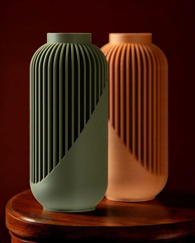 Vase YAO - Terracota - idéal fleurs séchées