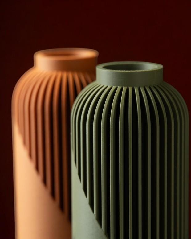 Vase YAO - Terracota - idéal fleurs séchées