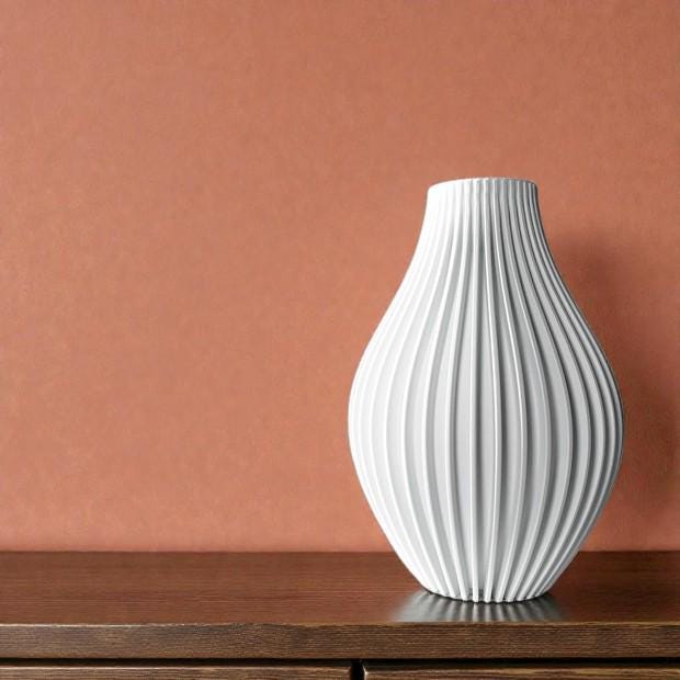 Vase ERES - Blanc - idéal fleurs séchées