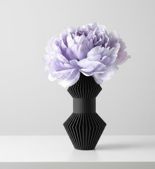 Vase ANTER - Noir - idéal fleurs séchées